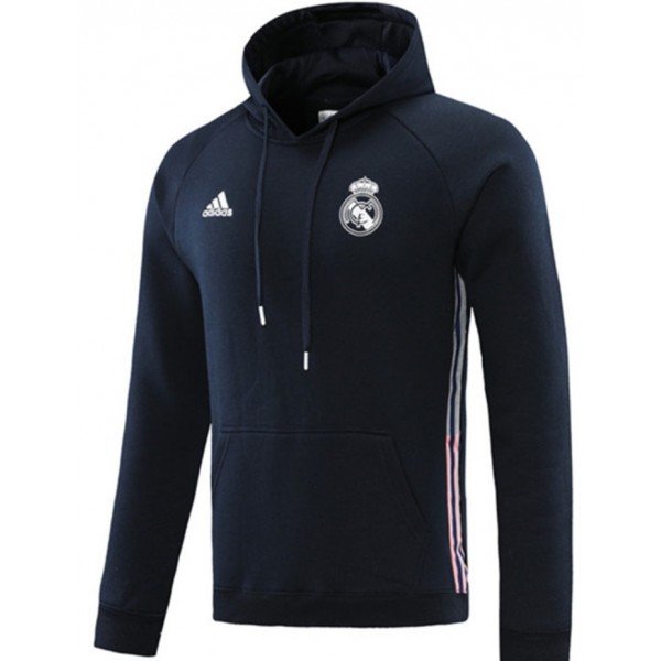 Jaqueta moletom oficial Adidas Real Madrid 2020 2021 preta